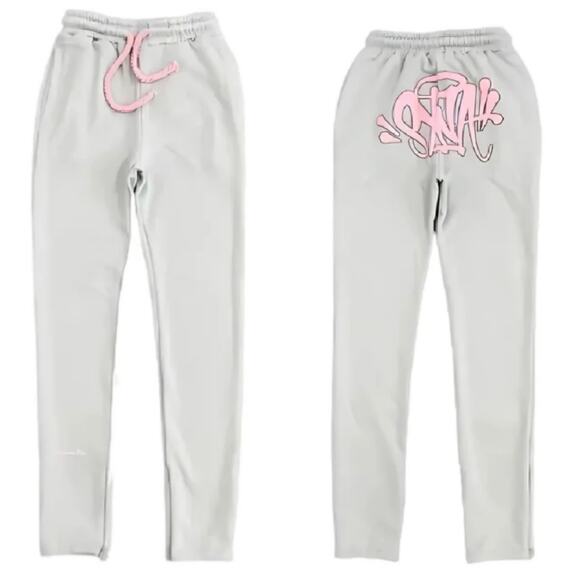Syna World Synaworld Syna Logo Sweatpants Grey Spellout Forgive Me Gray Medium M - Picture 1 of 15